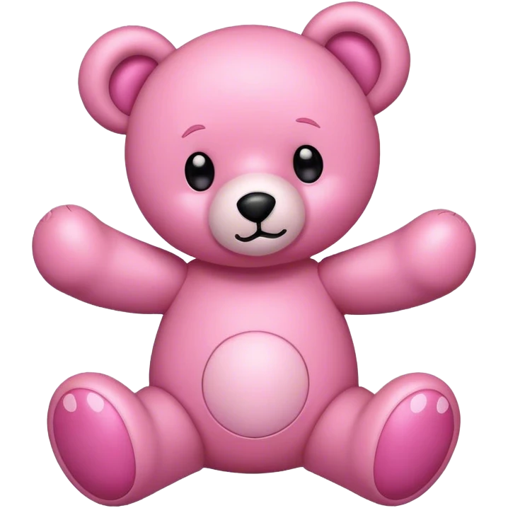 pink teddy bear emoji