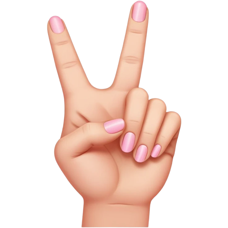 Pinky middle finger ￼ emoji