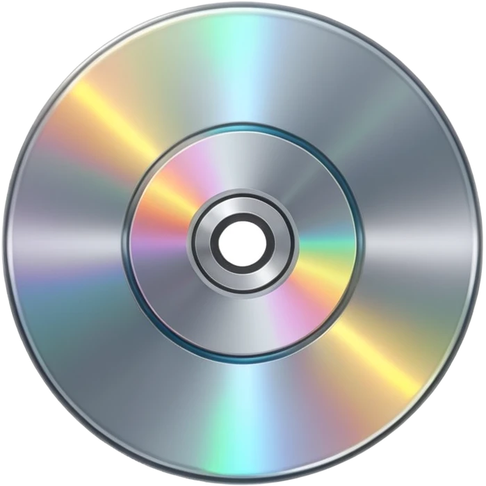 светящийся CD-диск, no background emoji