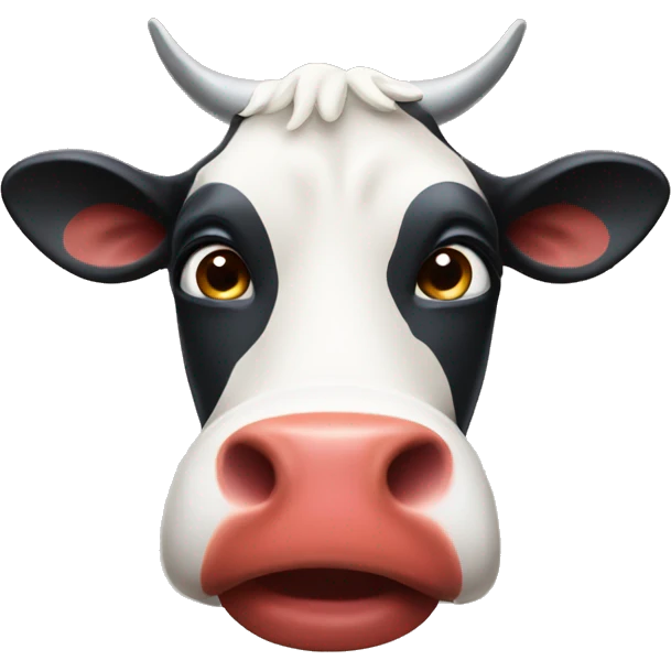 Cow drinking Pepsi  emoji