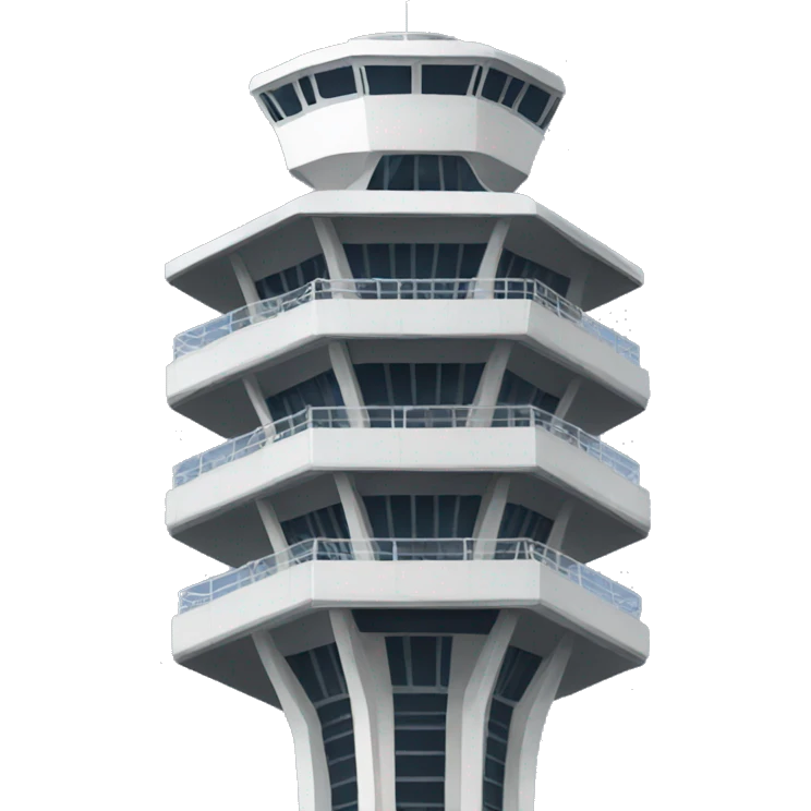 Airport tower emoji