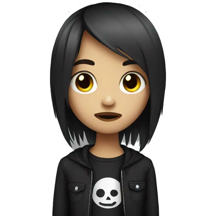 emo girl emoji
