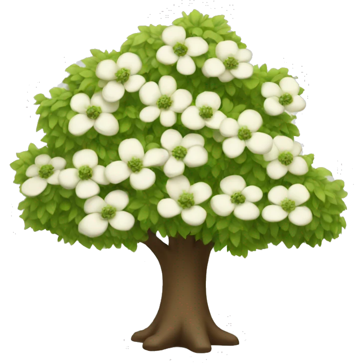 dogwood tree emoji