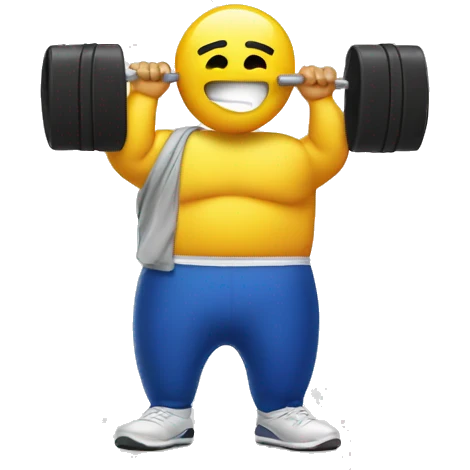wallet sweat from working out sports emoji