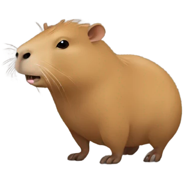 Capybara like emoji
