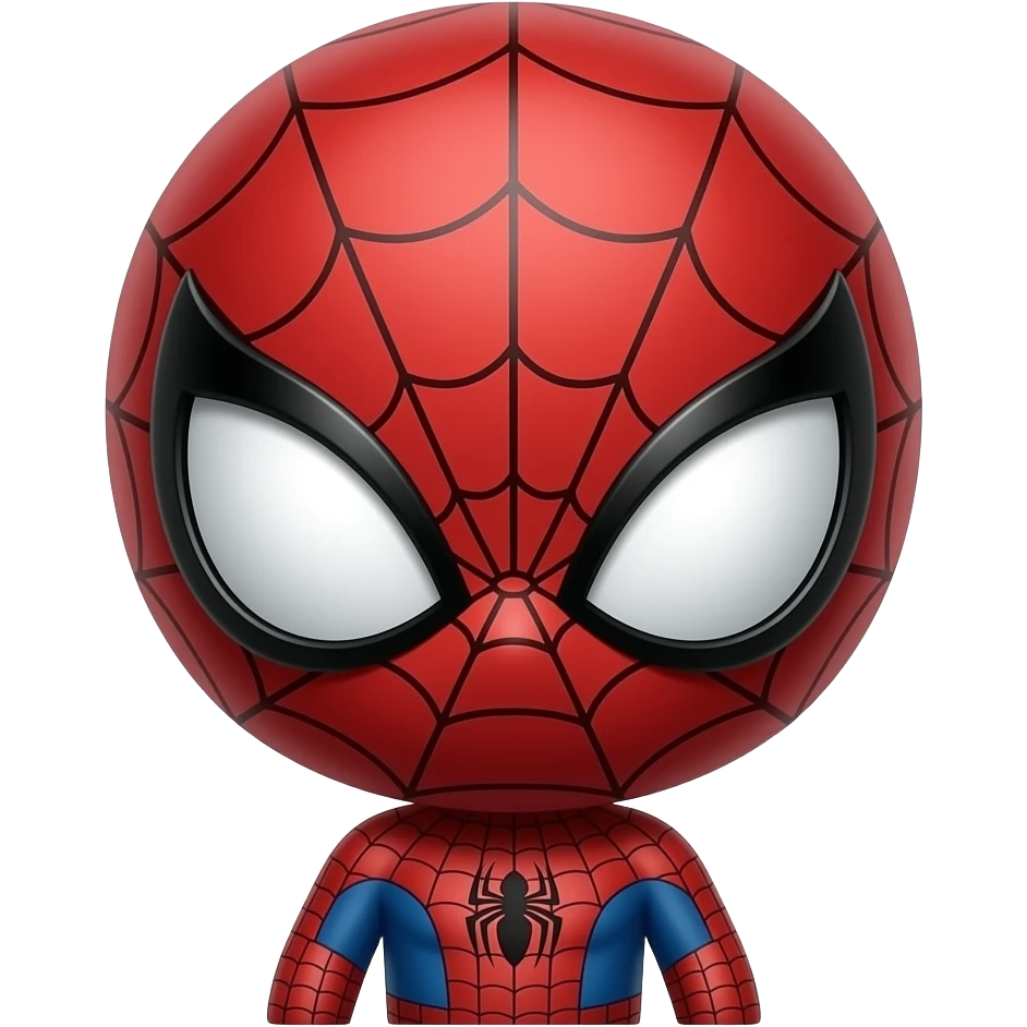 spiderman cute chibi emoji