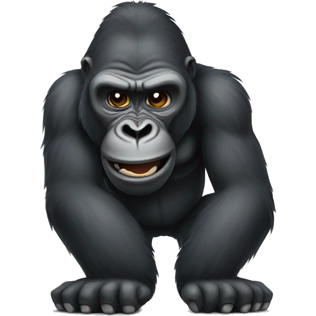 Gorilla saying no emoji