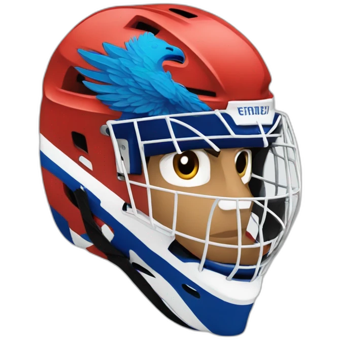 ice-hockey-eagle-red emoji