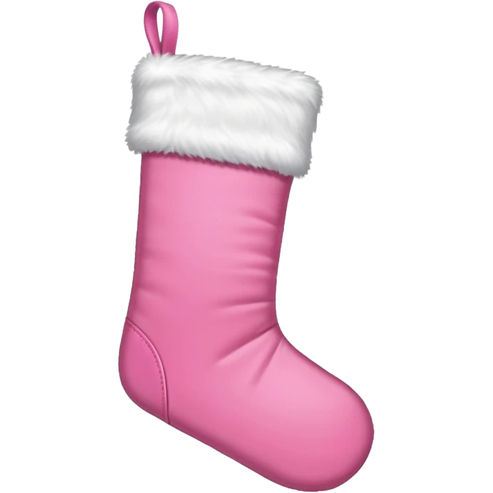 Pink Christmas emoji