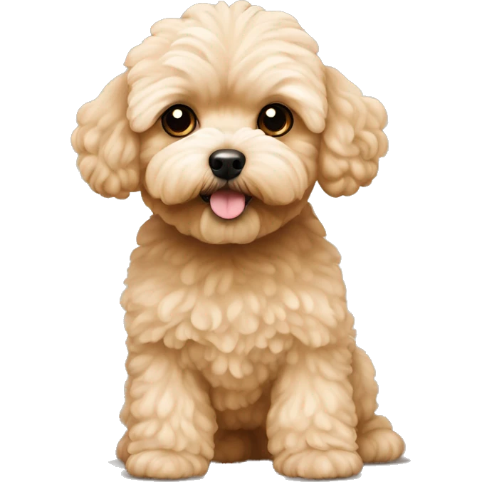 tan maltipoo emoji