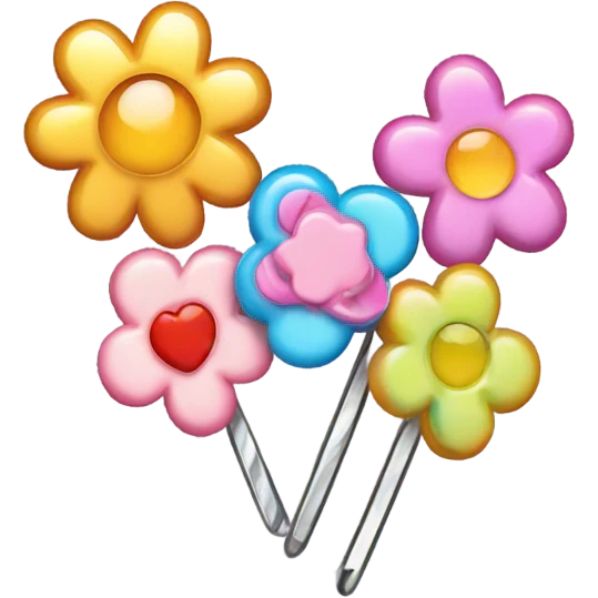 hair pin cute emoji