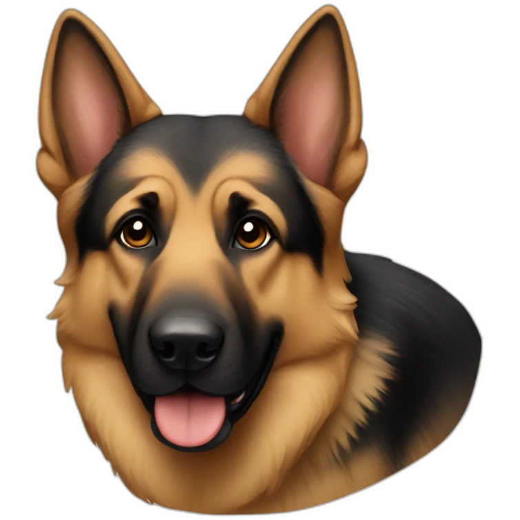German Shepard emoji