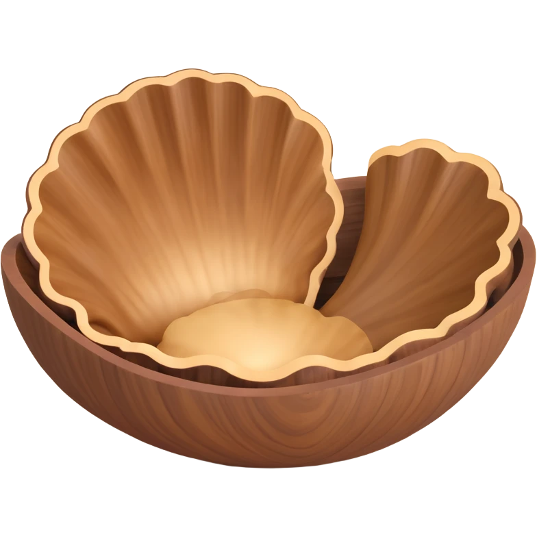 walnut with shell emoji