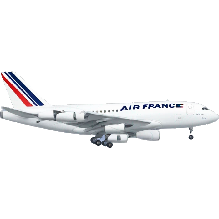 Air France plane emoji