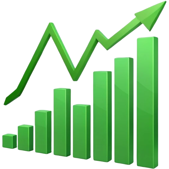 stock graph emoji
