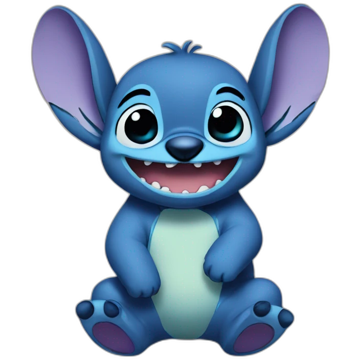 Stich cute emoji