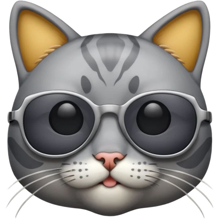 Cat wearing sunglasses emoji