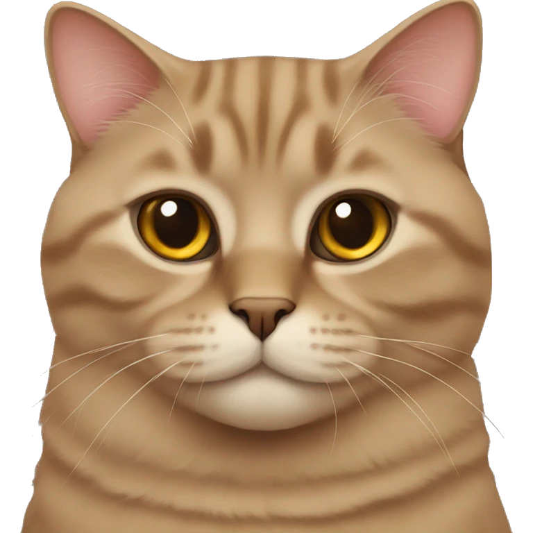British Brown cat emoji