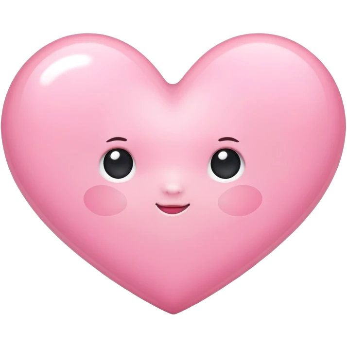 baby pink heart emoji