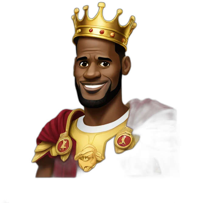 King Lebron James emoji