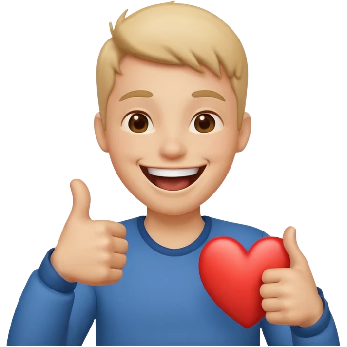 Add these three emojis = 😂+ ❤️ + 👍 emoji