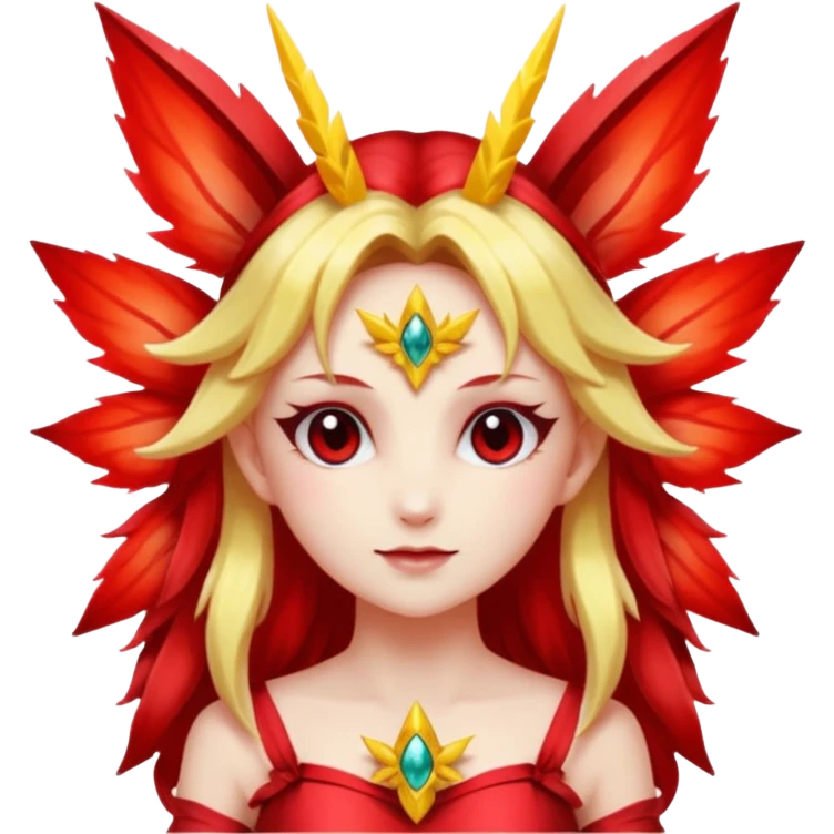 Red Translucent Scary Fairy-Jolteon-goddess emoji