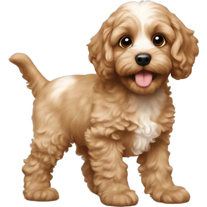 Cavapoo puppy emoji