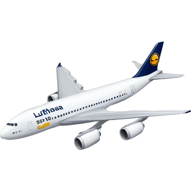 Lufthansa airplane emoji