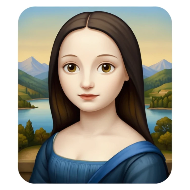 monalisa painting emoji
