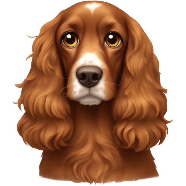ginger russian spaniel emoji