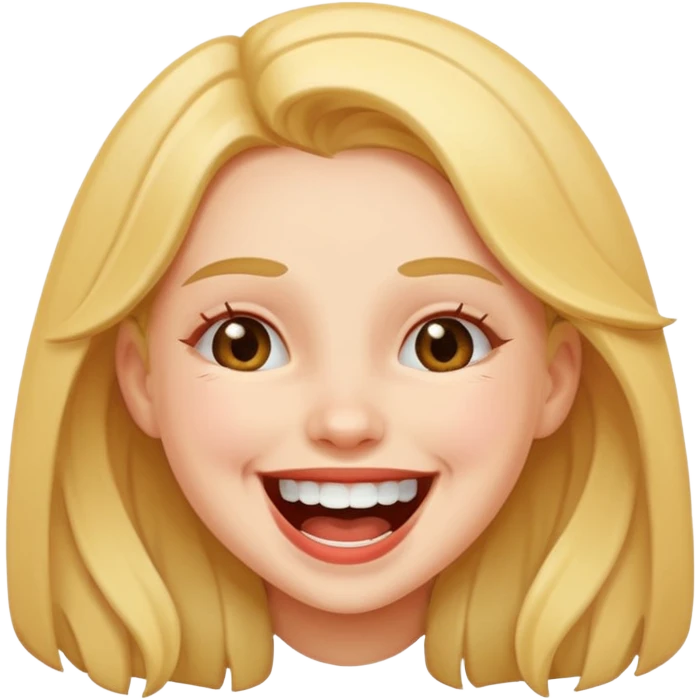 Girl laughing emoji