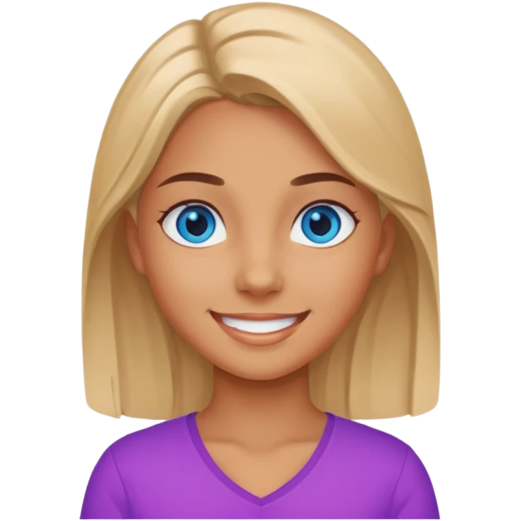 An bloude girl teen-adoult very  emoji