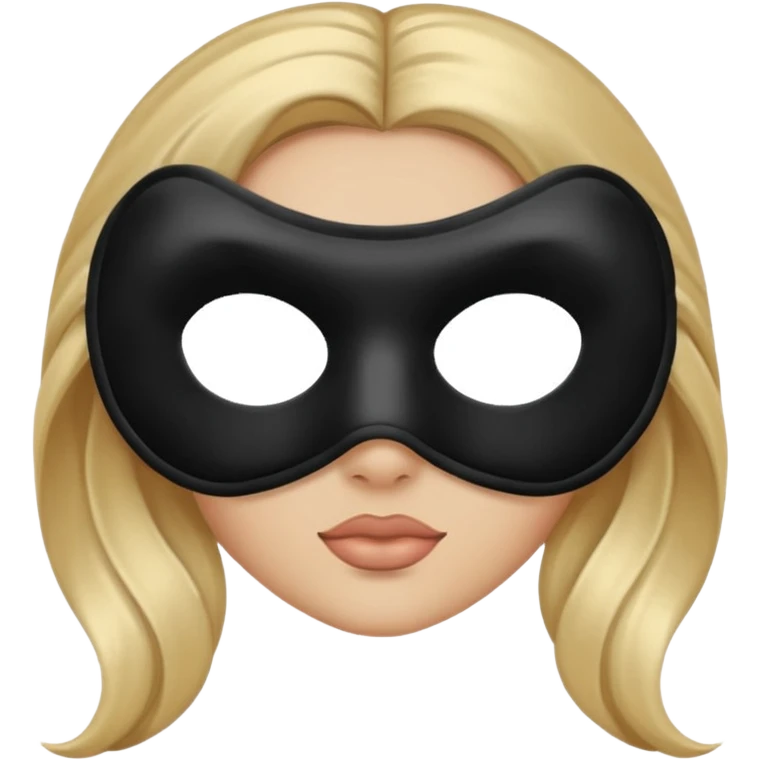 Black sleep mask emoji