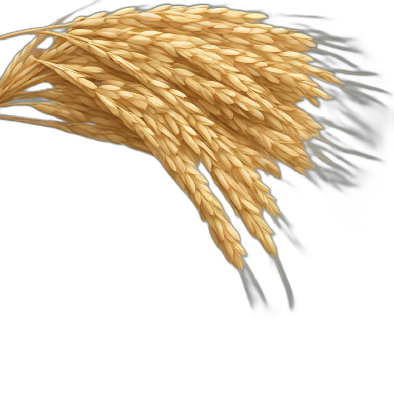 An oat grain emoji