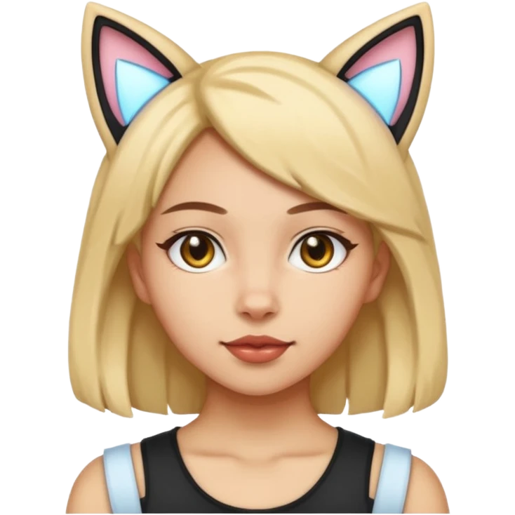 make a salmona with cat ears emoji