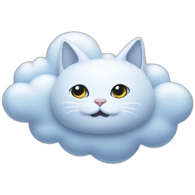 cat cloud emoji