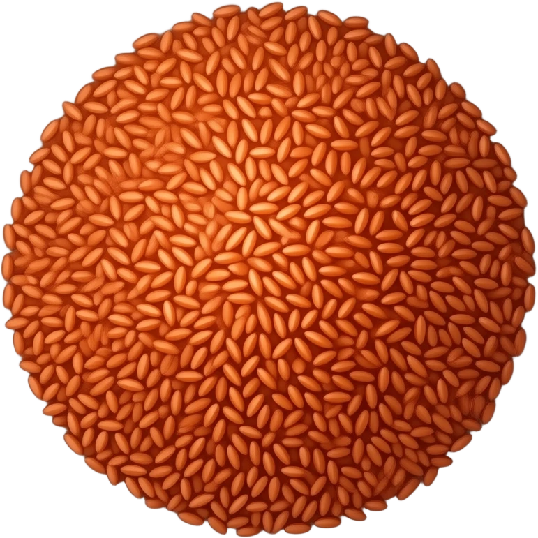 אורז אדום בצלחת ב 45 מעלות emoji