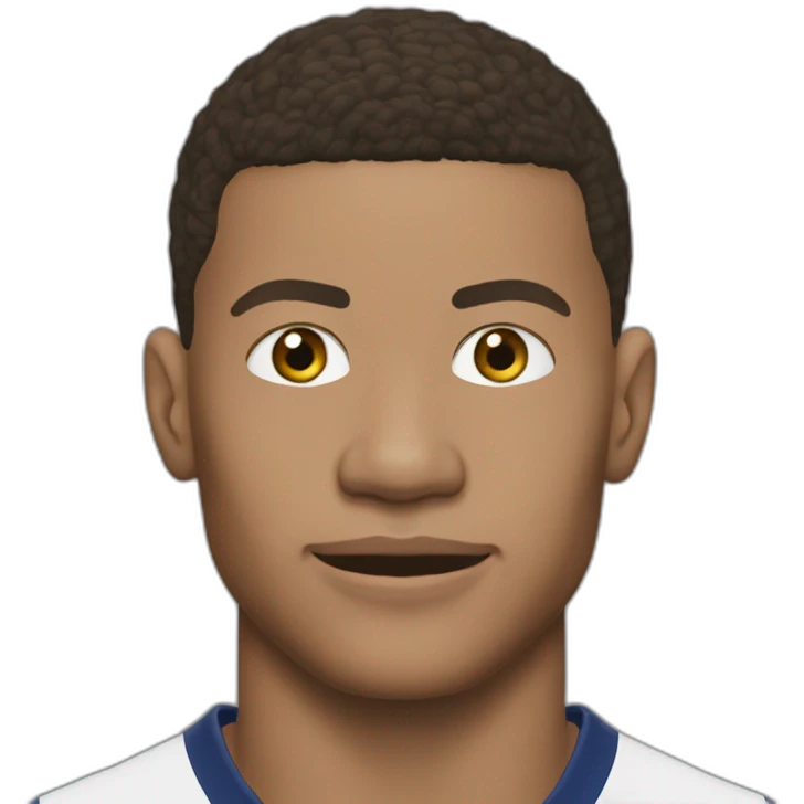 Mbappé avec une atme emoji