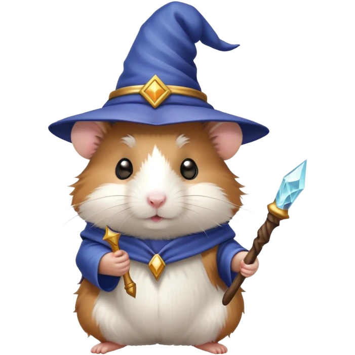 Wizard hamster emoji