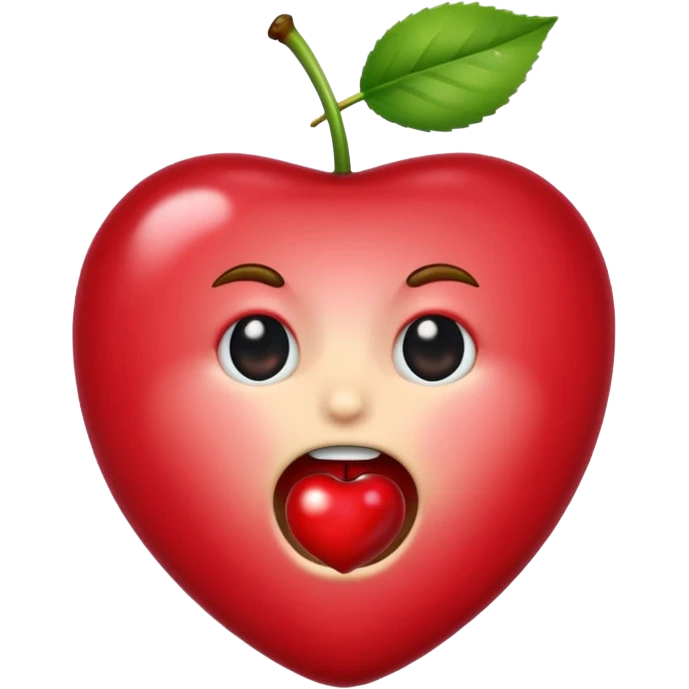 cherry eating emoji