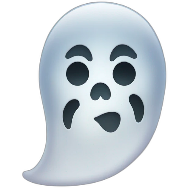 Ghost face emoji