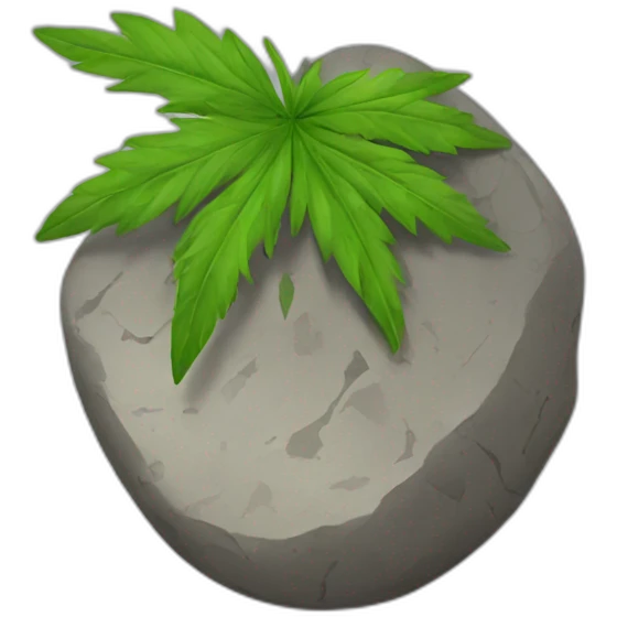 stone-after-weed emoji