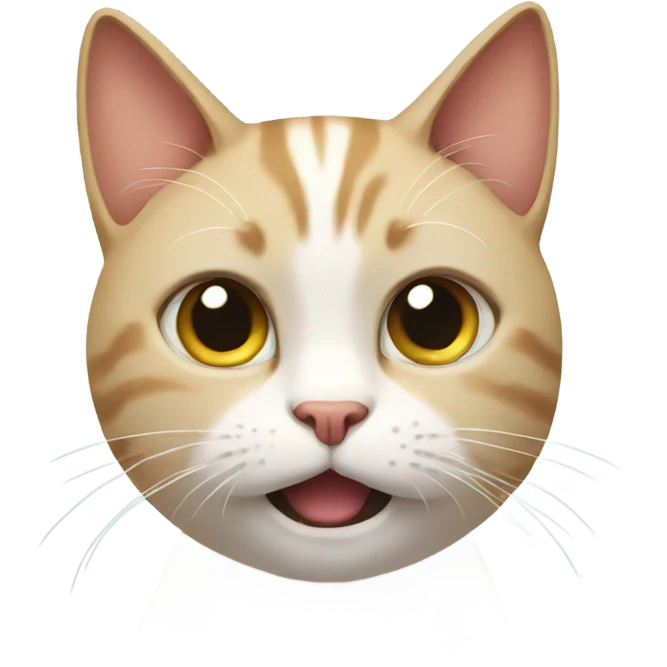 Cat saying no emoji