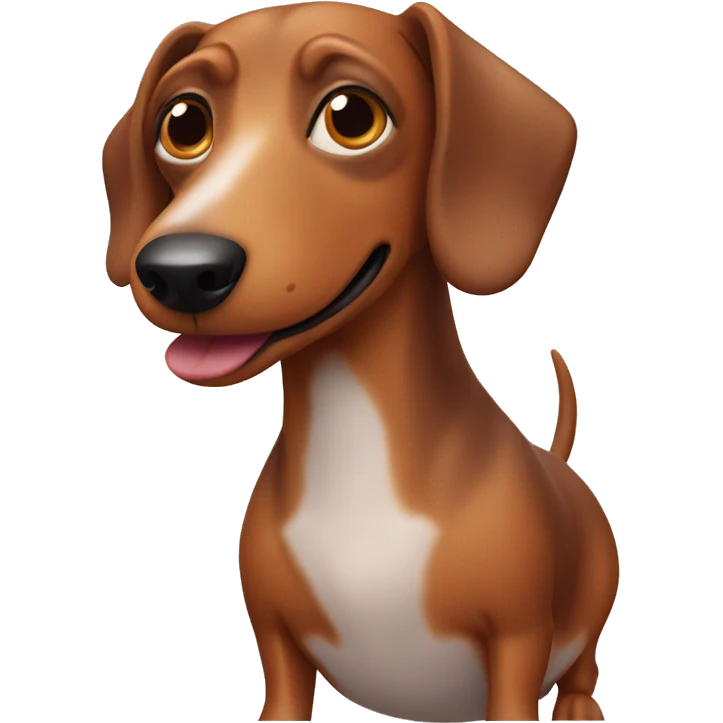 Sausage dog emoji