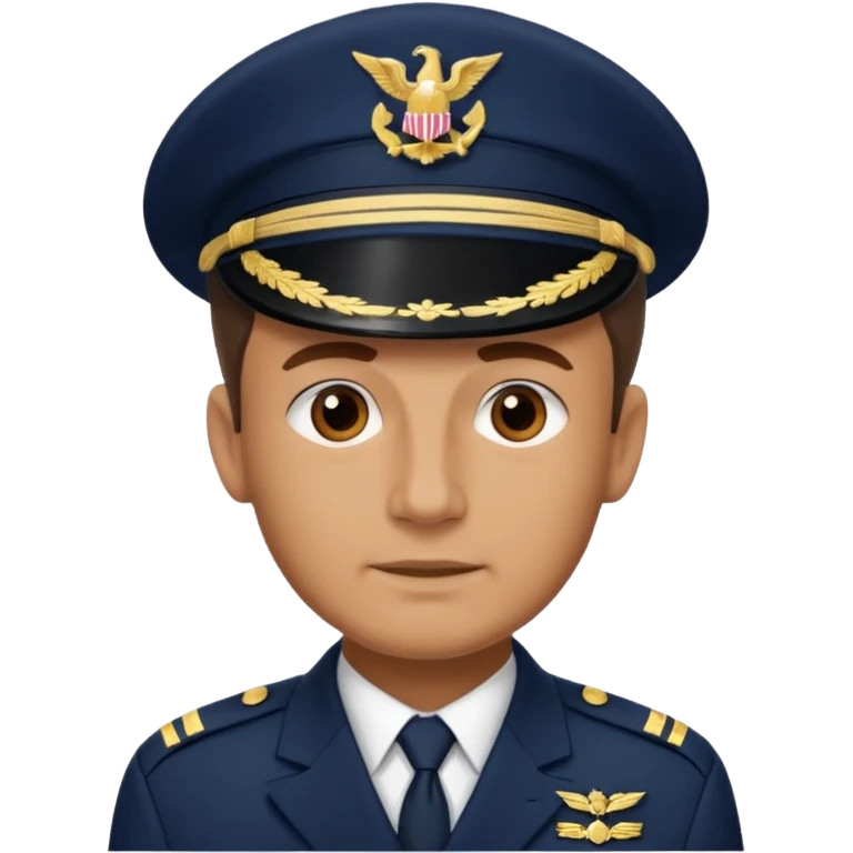 male navy soldier, old face. emoji