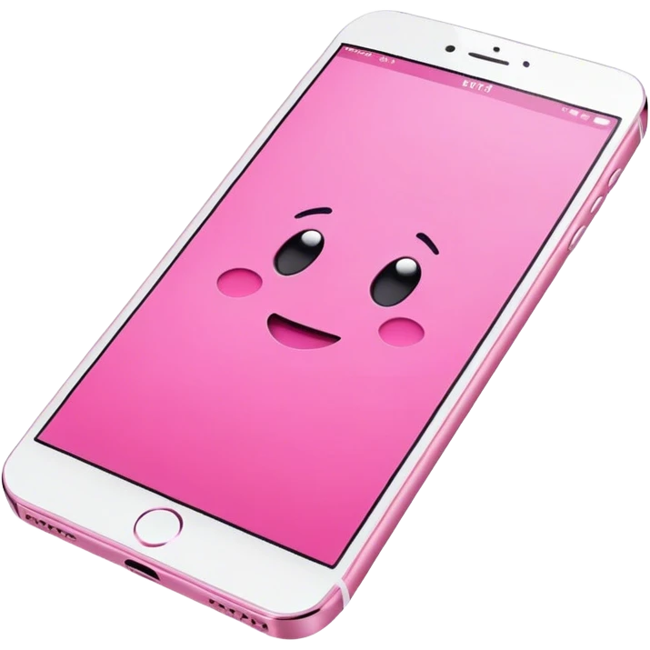 pink i phone emoji