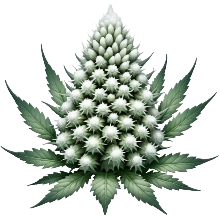 white marijuana emoji