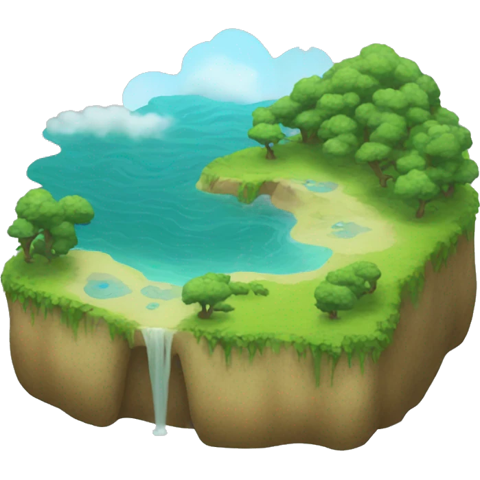 water and land like people emoji