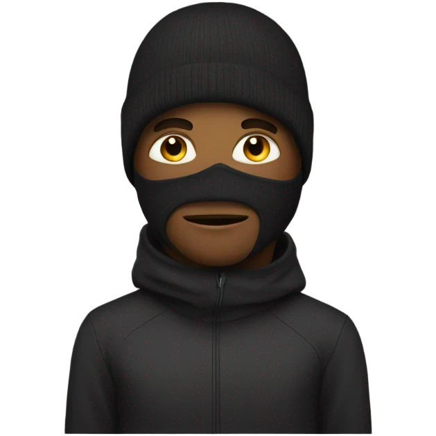 guy with ski mask emoji