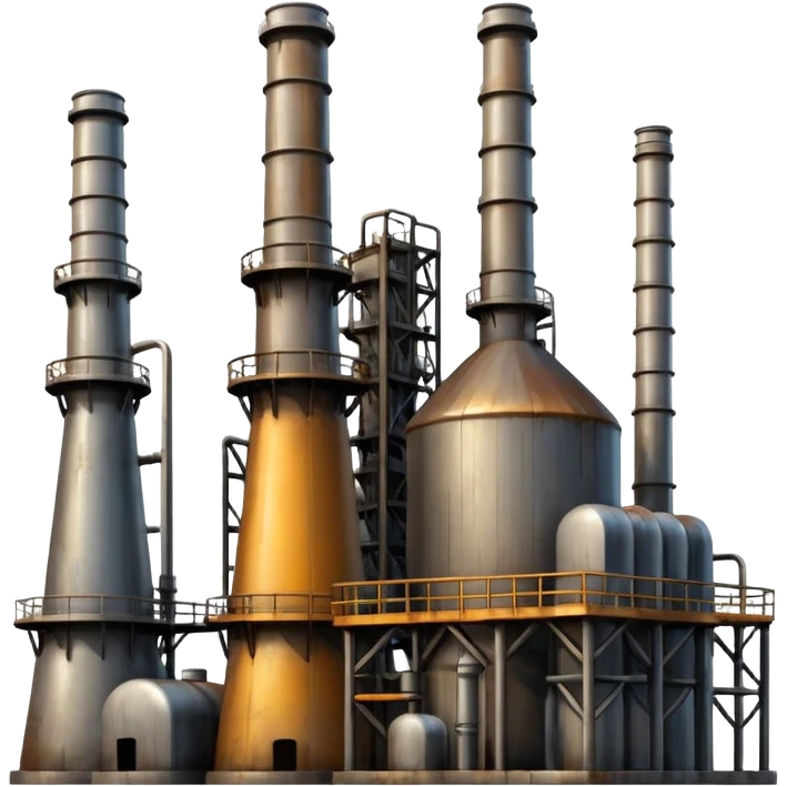 oil refinery rust free emoji